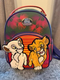 Exclusive SOLD OUT Boxlunch The Lion King Simba and Nala Backpack