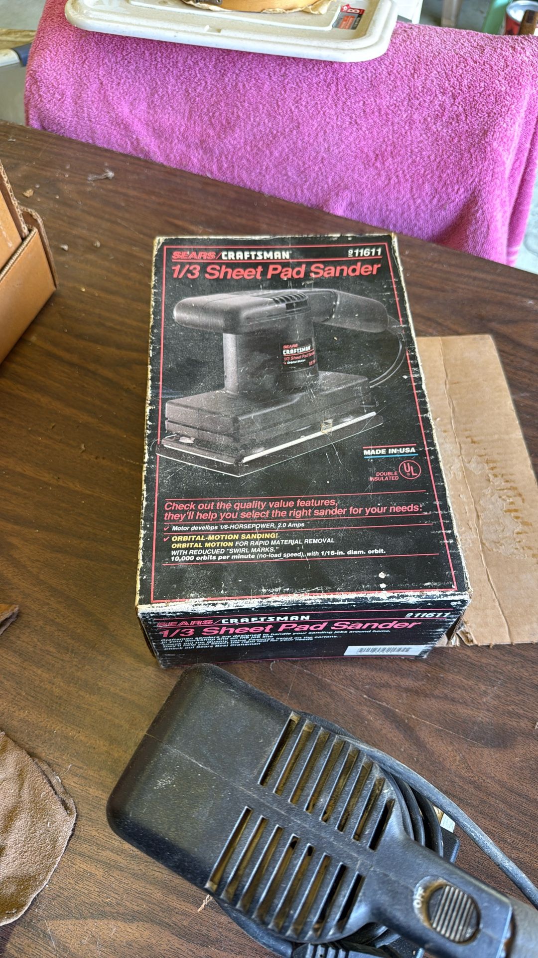 1/3 Sheet Pad sander