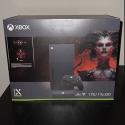 X Box series x Bundle Diablo IV Xbox X New 1TB