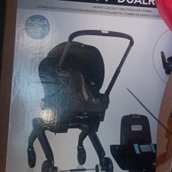 Evenflo Shyft DualRide Infant Car Seat and Stroller Combo, Beaufort