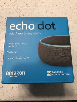 Brand New Echo Dot (3rd Gen)- Smart Speaker with Alexa