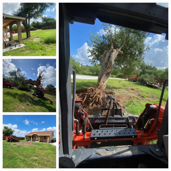 land clearing jobs and cutting grass and more things are done