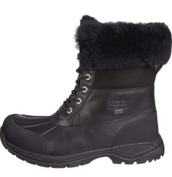 Ugg Mens Butte Boots Black New Size 11