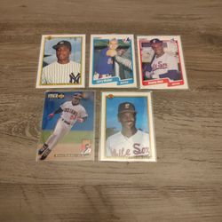 5 PC Rookie Card Lot Nm From Fresh Packs 
