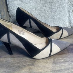 Nine West "Therocks" colorblock pumps Sz 9.5