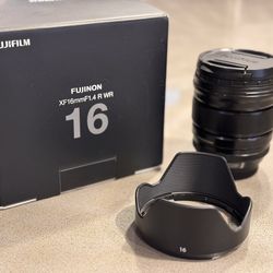 Fuji XF 16mm f/1.4 R WR | Like New