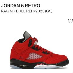 JORDAN LO RETRO
RAGING BULL RED  (GS) Size 4.5