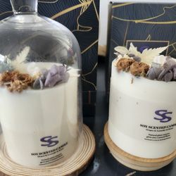2 CANDLES SET IN  THE BOX FOR CHRISTMAS GIF