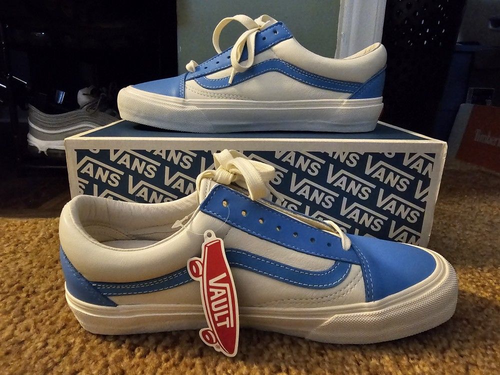 Vans Old Skool VLT LX 'Bonnie Blue Marshmallow' White