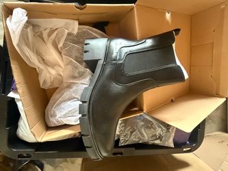Black new boots
