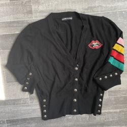 Chrome hearts black cardigan Men’s Medium