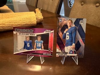 Jaxson Dart 2025 Rookie Football Cards Lot of 2