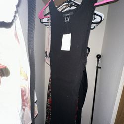 black tight dress 