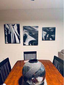 Three art pieces
