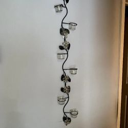 Wall Decor With Candle Holders 