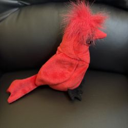 Rare-“Mac, The Cardinal”,Beanie Baby 