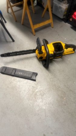 DeWALT FLEXVOLT DCCS670B 60V MAX Cordless 16” Chainsaw (Tool Only) USED