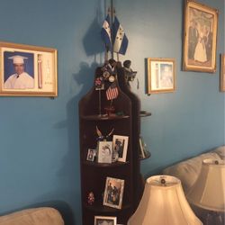 Corner Wood Shelf  Thumbnail