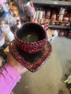 Original talavera from Puebla set