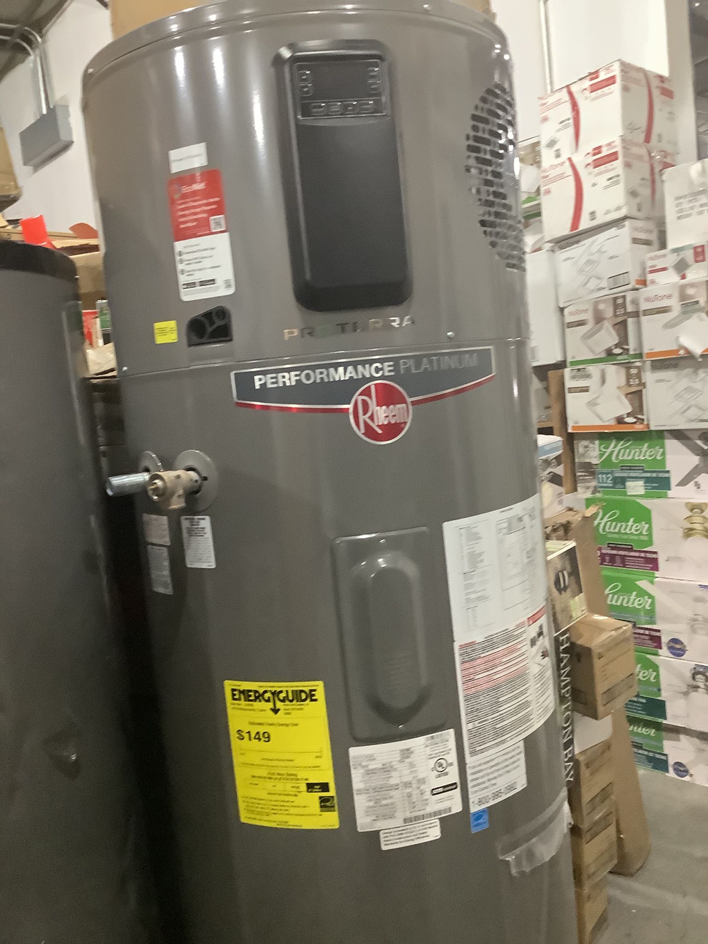 Rheem Performance Platinum 80 Gal. 10-Year Hybrid High Efficiency Smart Tank Electric Water Heater