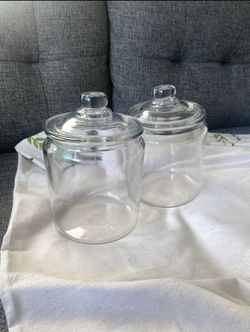 Glass Container Jar with lid