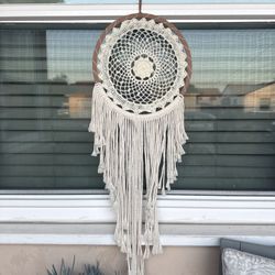 Boho Macramé Dreamcatcher Wall Hanging