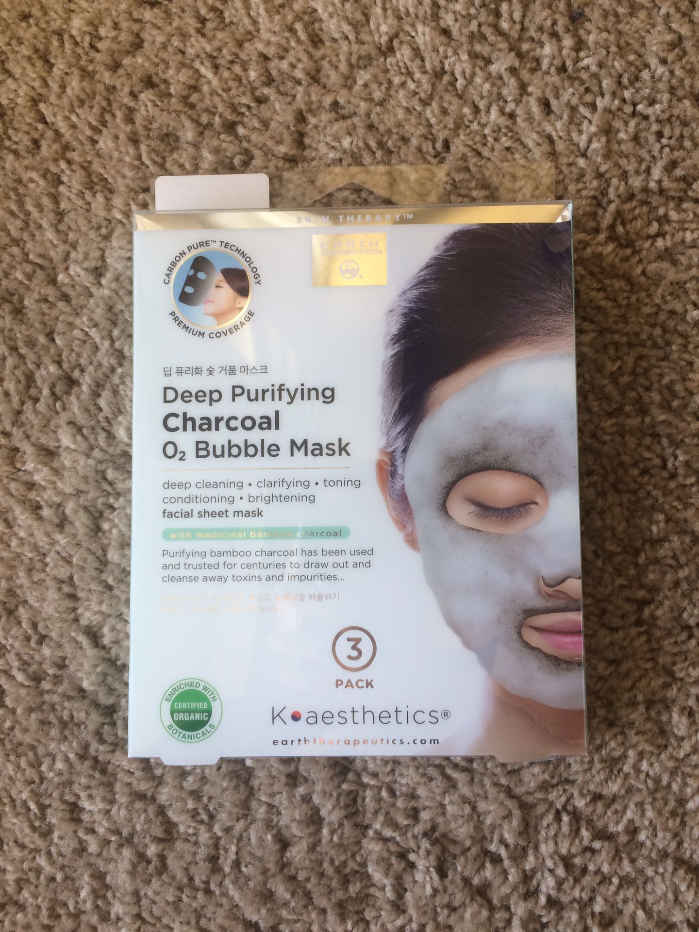 Charcoal O2 Bubble Mask