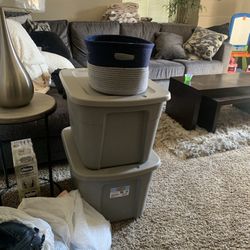 Sectional Couch Grey 