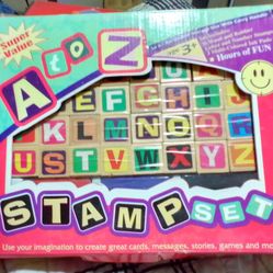 A To Z Stamp Set