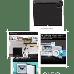 Whynter CUF-110B Mini Freezer - 1.1 Cu. Ft. (Black)