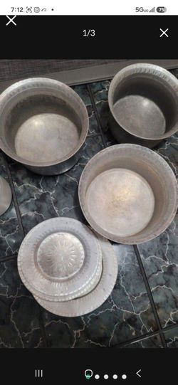 Aluminum Cooking Pot set of 3 with lid