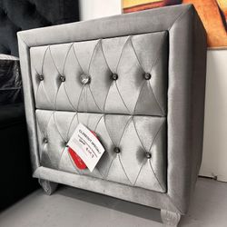 *** Closeout Special *** Silver Nightstand | Brand New 