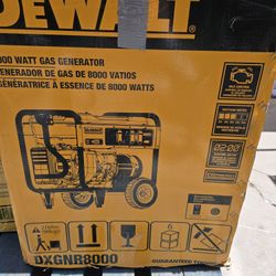 Dewalt Electric Start Gas Powered Portable Generator 
