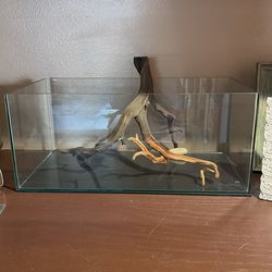 Around 6 Gallon Fish Tank Includes Driftwood Local Pick Up Only