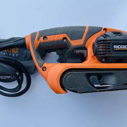 RIDGID 6.5 Amp Corded 3 in.W x 18 in.L Heavy-Duty Variable Speed Belt Sander