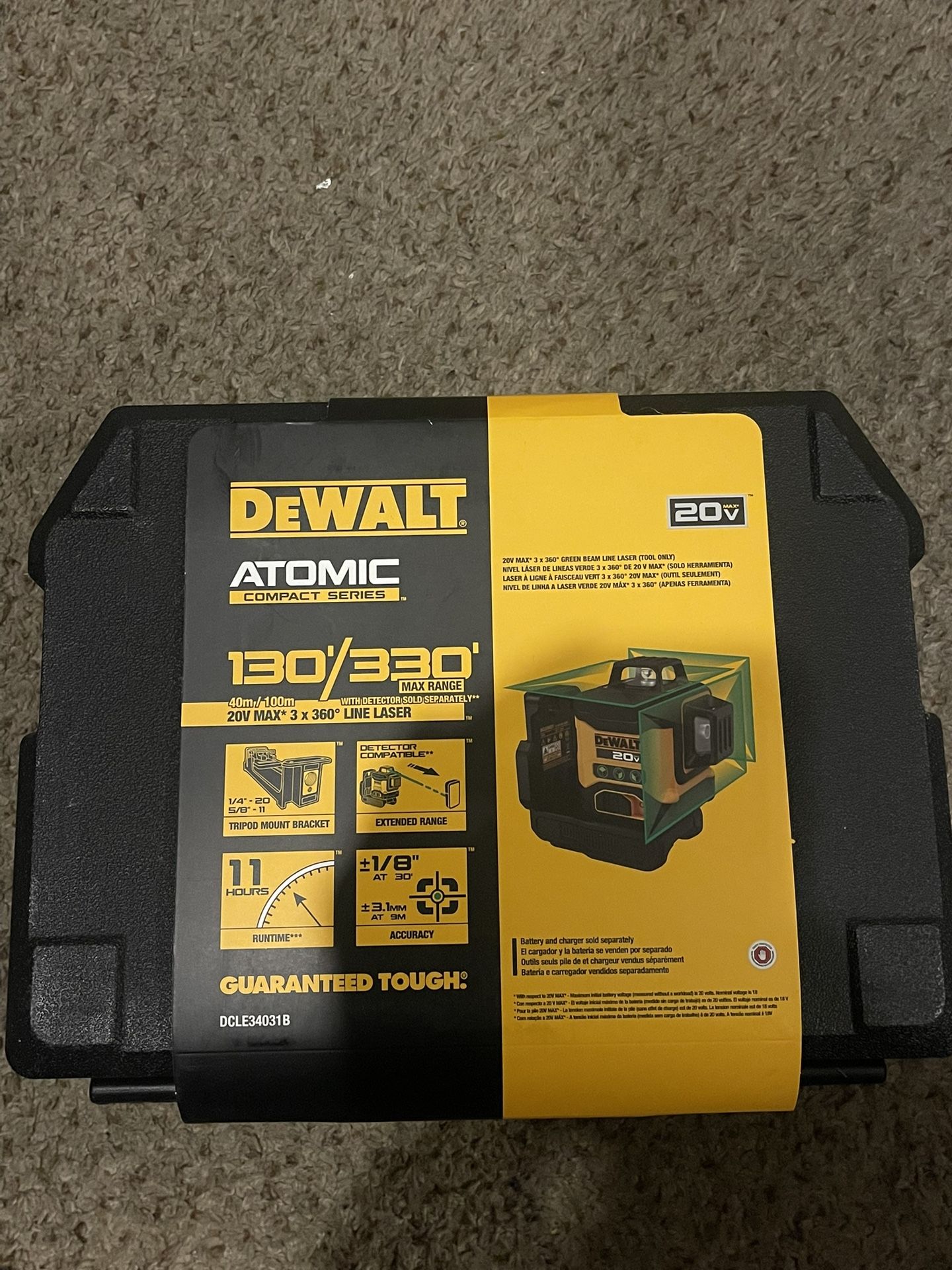 Dewalt 20v Cross Line Laser