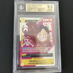 Serial Rocket Monkey D Luffy #96 (Championship 2024 Event Pack) OP07-109 One Piece TCG BGS 9.5