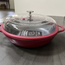Multi Pan With Glass Lid -New