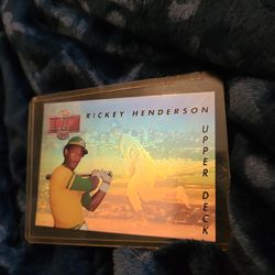 Ricky Henderson card