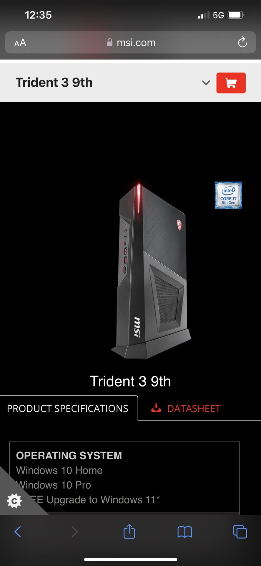 Msi Trident 3 Gaming Pc Computer