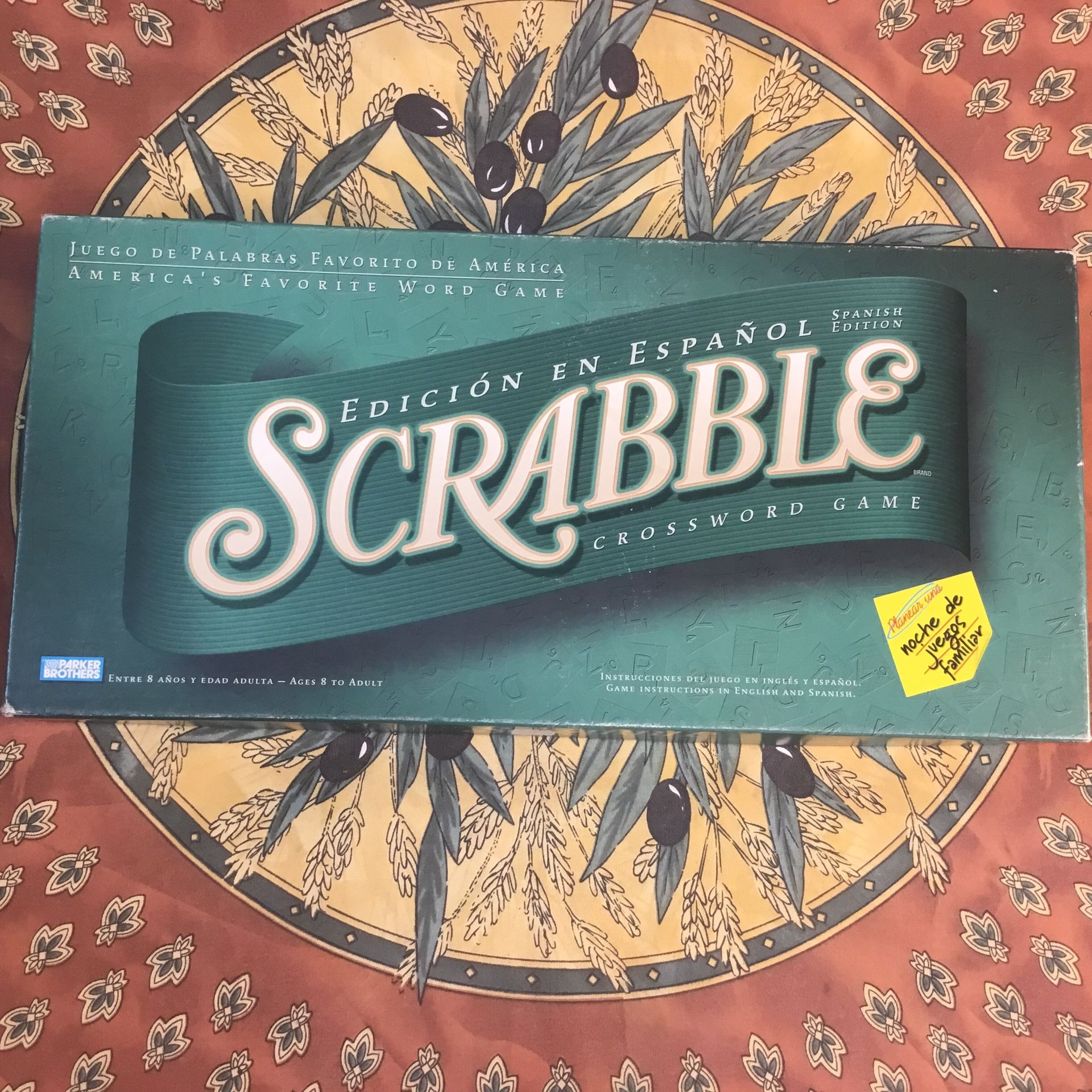 Scrabble Crossword Game Español Edition by Parker Brothers, Used, Complete, Vtg