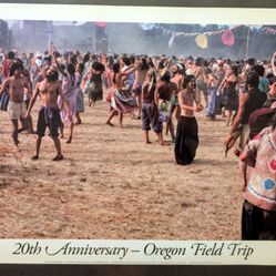 Grateful Dead: 20th Anniversary - Oregon Field Trip: 1st Edition (77/100) Framed Poster....13.75" x 19"