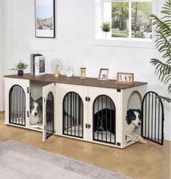 Double Dog Crate / TV Stand