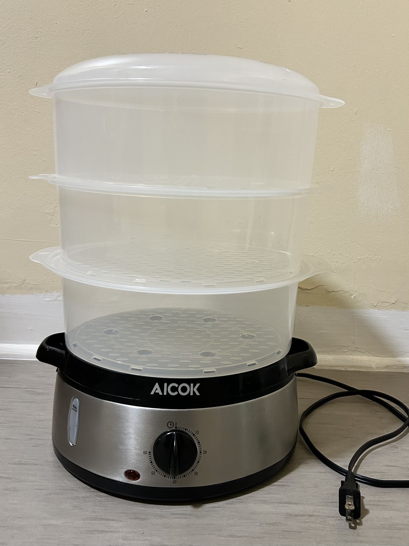 9.5QT 3-Tier Food Steamer – Great Condition – $15 (Orig. $45)