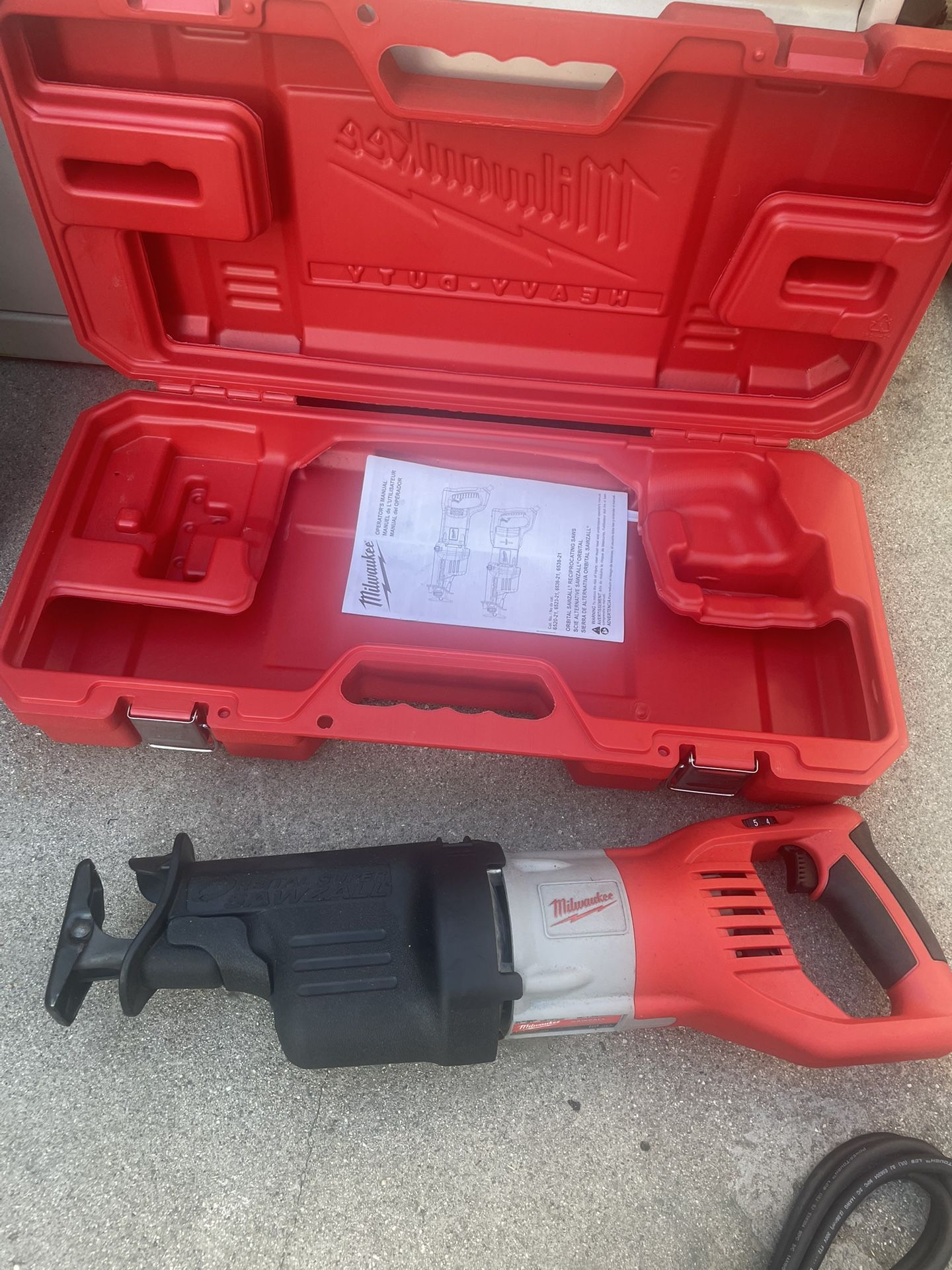 15 Amp 1-1/4 in. Stroke Orbital SUPER SAWZALL Reciprocating Saw with Hard Case