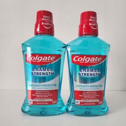2 Colgate Mouthwash Enamel Strength