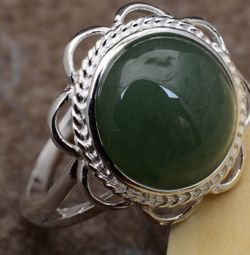 Size 4.75 solid sterling silver ring