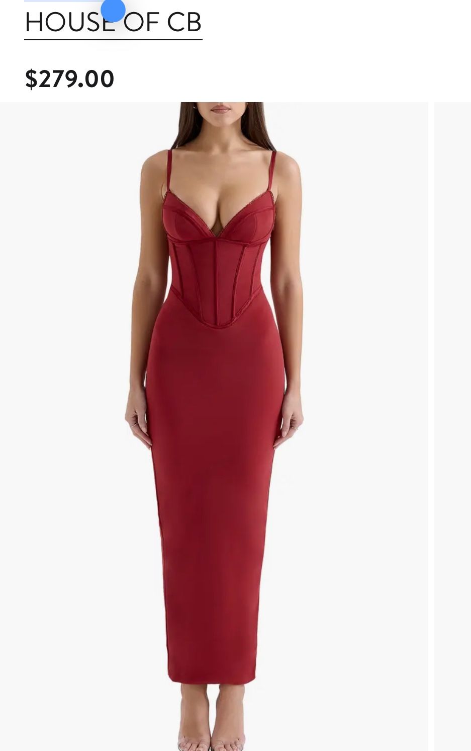 House Of CB Romy Corset Body-Con Maxi Dress