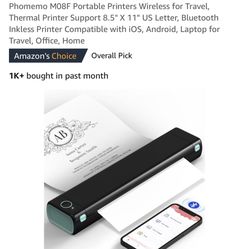 phomemo portable printer m08f