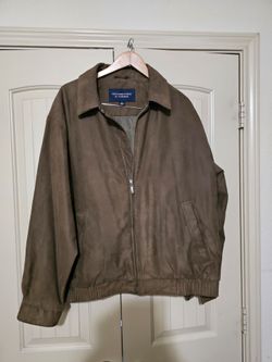 Roundtree & Yorke Brown Zip-Up Jacket